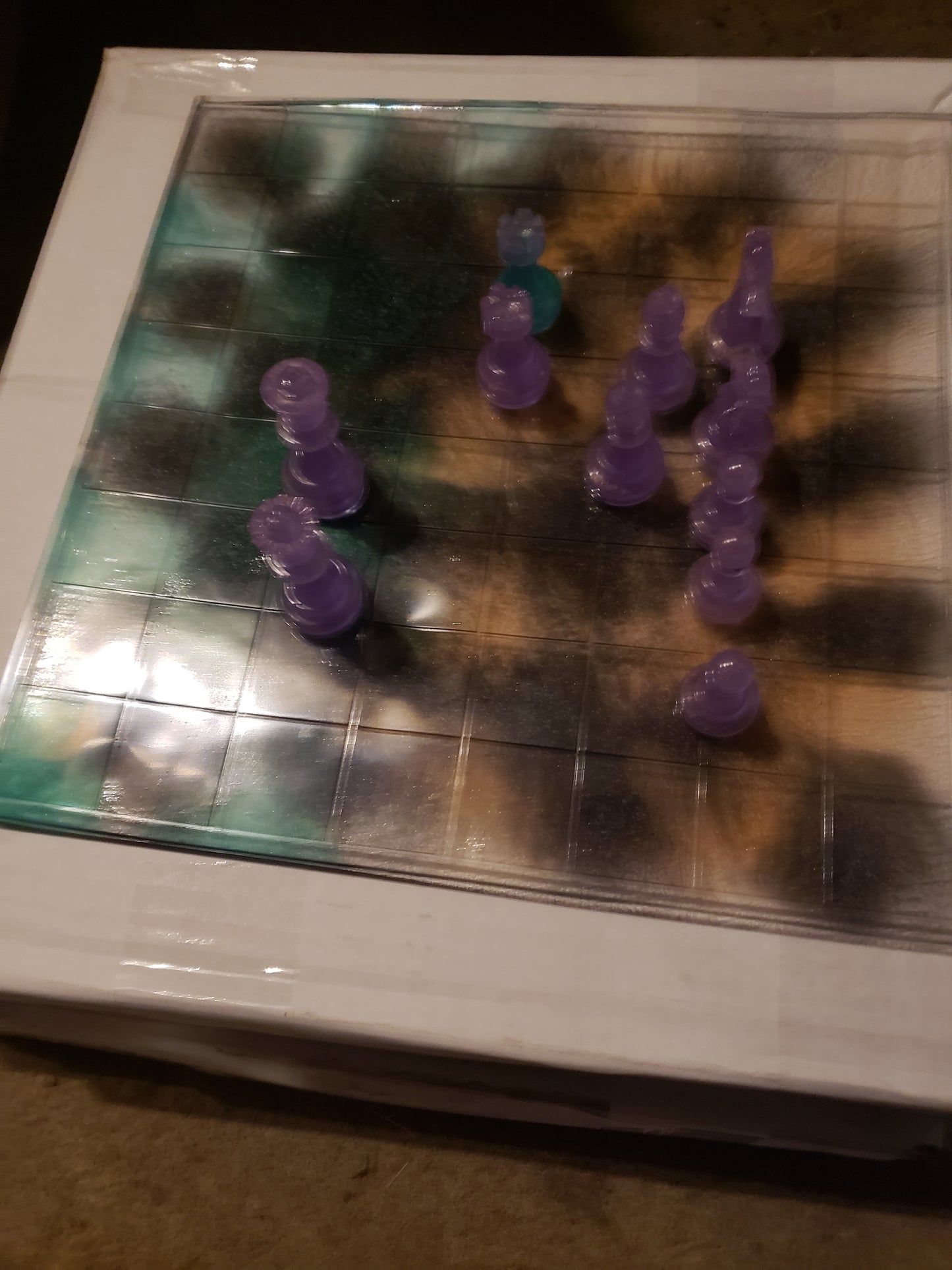 Resin chess set