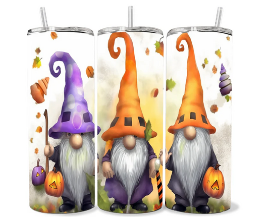 20 oz Tumbler: Halloween Gnomes