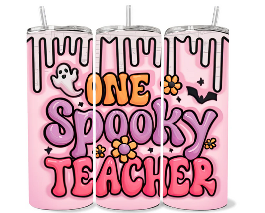 20 oz Tumbler: One Spooky Teacher