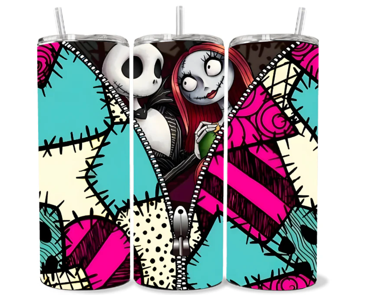 20 oz Tumbler: Jack And Sally